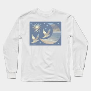 MOON AND THE STARS Long Sleeve T-Shirt